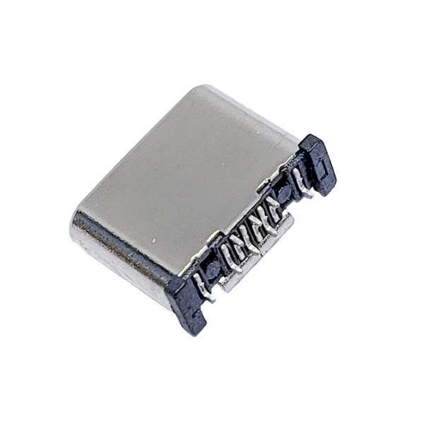 TYPE-C公头 180度立式贴片焊线式 超短体5.5mm 背夹 磁吸专用插头 12PIN