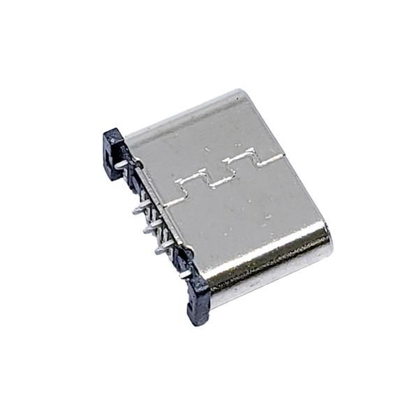 TYPE-C公头 180度立式贴片焊线式 超短体5.5mm 背夹 磁吸专用插头 12PIN