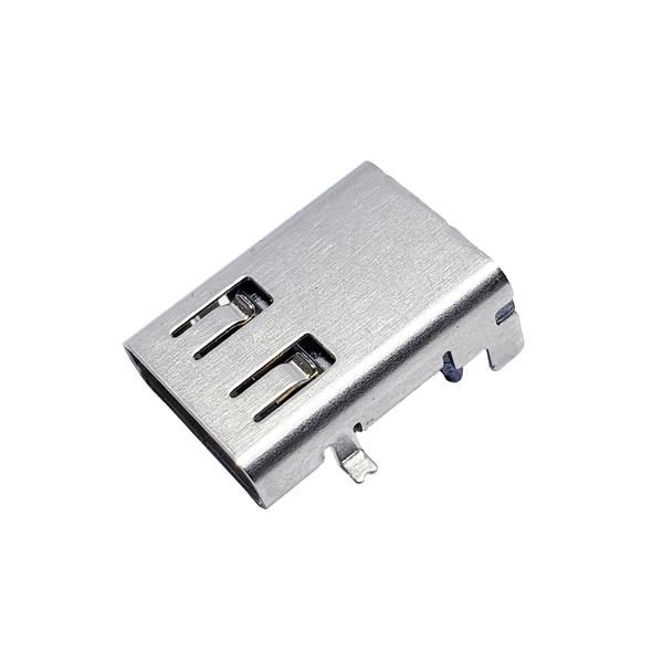 TYPE-C母座24P 板上型 四脚前贴后插 前插后贴 长款11.95mm