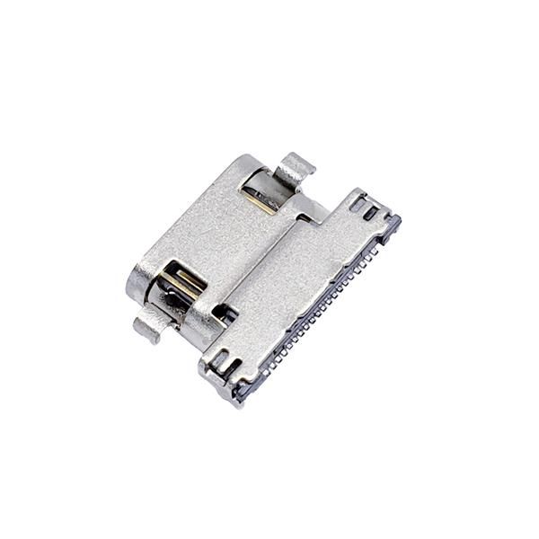 TYPE-C母座沉板24PIN 前插后贴 长7.95