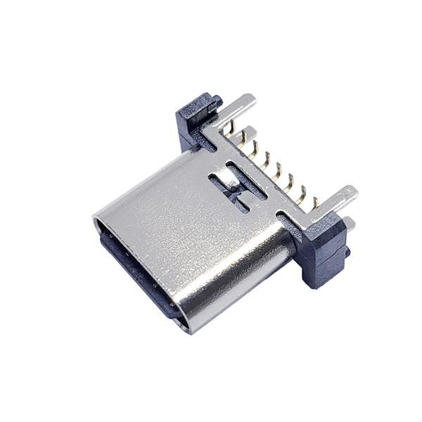 TYPE-C母座16P立式SMT 有各种高度9.3/10.0/10.5/12.4/13.1/13.7/15.0mm