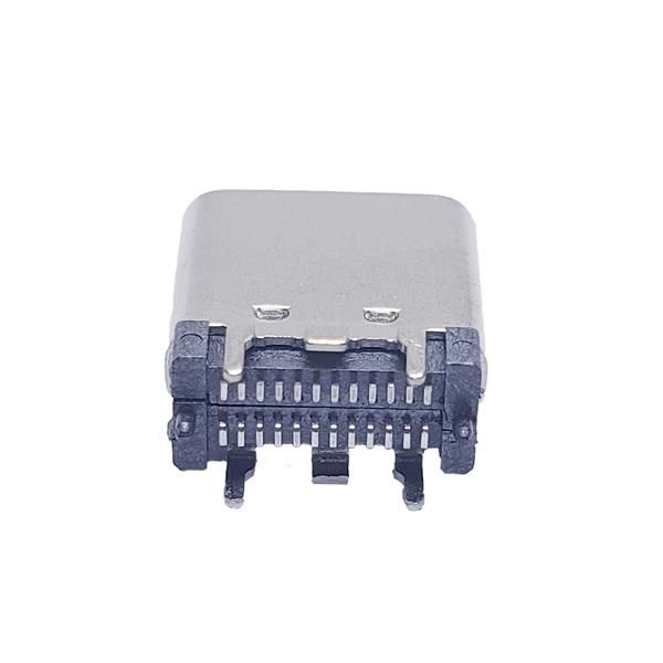 TYPE C母座24P立式贴片 高度8.8/9.3/10.5mm