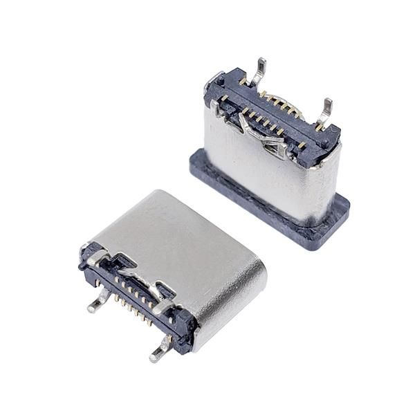 TYPE C母座16P立式SMT 高度5.6/6.5mm