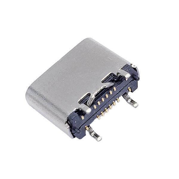 TYPE C母座16P立式SMT 高度5.6/6.5mm