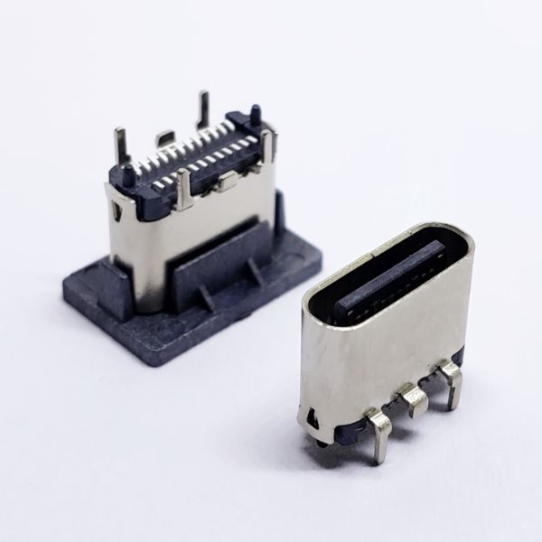 TYPE C母座24P立式双贴 高度5.6/6.5