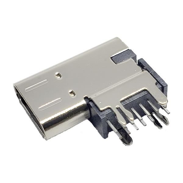 USB 3.1 TYPE-C侧插母座14P 垫高2.7mm  加高11.6 大针距DIP