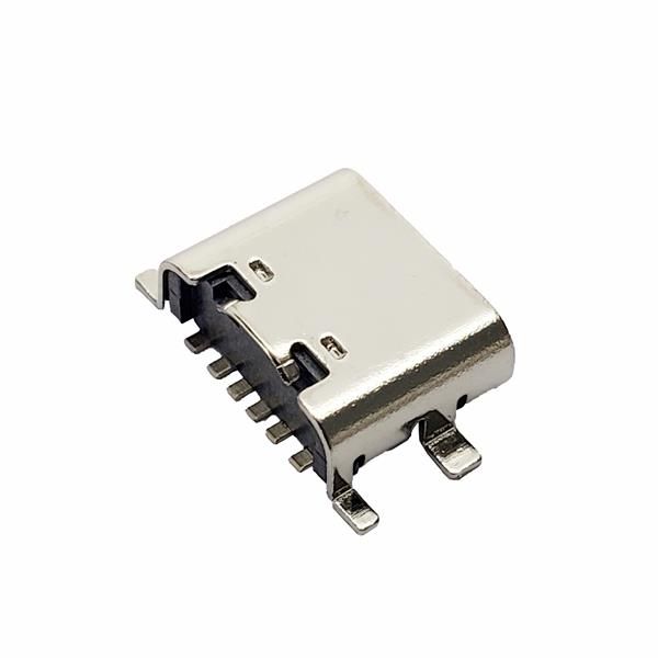 TYPE C母座6P 全贴