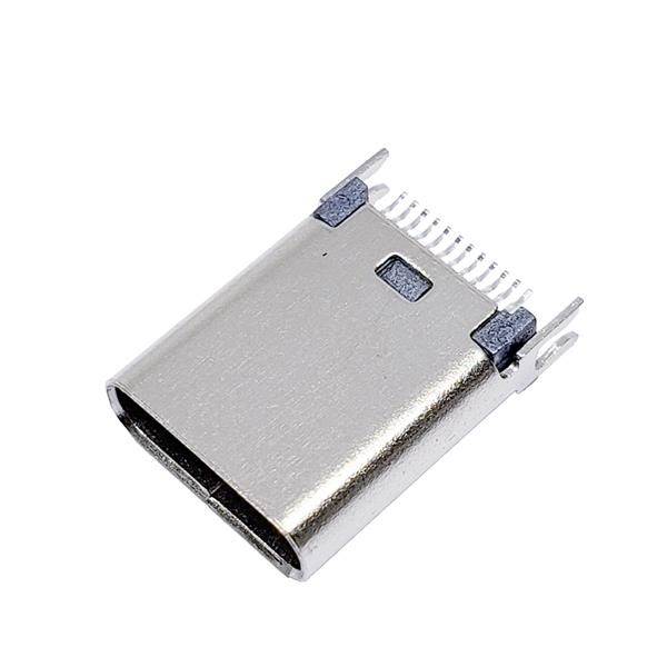 USB 3.1 TYPE-C母座24PIN 夹板0.8 1.0 长10.5
