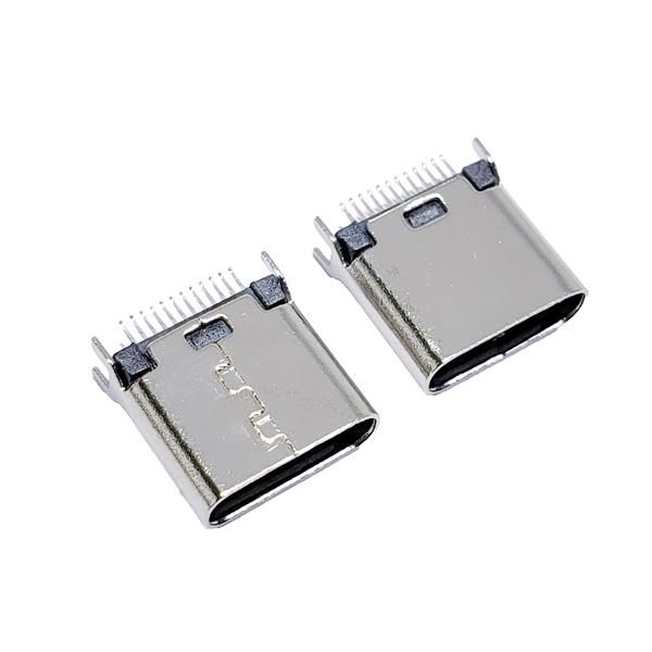 USB TYPE-C母座 24P 夹板1.6 长9.3mm